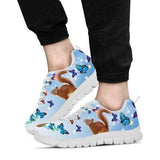 Squirrels Butterfly Sneakers Shoes For Women, Shoes For Men Sneaker Custom Shoes