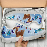Squirrels Butterfly Sneakers Shoes For Women, Shoes For Men Sneaker Custom Shoes