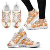 Chihuahua Cute Flower Sneakers Shoes For Women, Shoes For Men Sneaker Custom Shoes