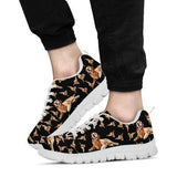 Golden Sneakers Shoes For Women, Shoes For Men Sneaker Custom Shoes