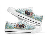 Dachshund Butterfly Low Top Shoes For Women, Shoes For Men Custom Shoes