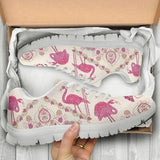 Bohemain Flamingo Petal Sneakers Shoes For Women, Shoes For Men Sneaker Custom Shoes