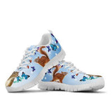 Squirrels Butterfly Sneakers Shoes For Women, Shoes For Men Sneaker Custom Shoes
