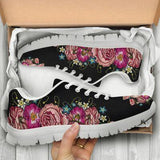 Pig Flower Sneakers Shoes For Women, Shoes For Men Sneaker Custom Shoes