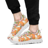 Chihuahua Cute Flower Sneakers Shoes For Women, Shoes For Men Sneaker Custom Shoes