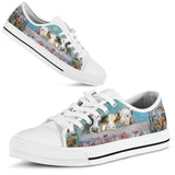 Cow Beautiful Low Top Shoes For Women, Shoes For Men Custom Shoes