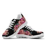 Pig Flower Sneakers Shoes For Women, Shoes For Men Sneaker Custom Shoes