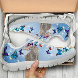 Rabbit Butterfly Sneakers Shoes For Women, Shoes For Men Sneaker Custom Shoes