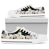 Westie Cute Low Top Shoes For Women, Shoes For Men Custom Shoes