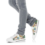 Mandala Parrot Low Top Shoes For Women, Shoes For Men Custom Shoes
