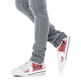Chicken Flower And Butterfly Low Top Shoes For Women, Shoes For Men Custom Shoes