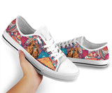 Dachshund Cubes Low Top Shoes For Women, Shoes For Men Custom Shoes