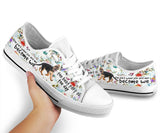 German Shepherd Become We Low Top Shoes For Women, Shoes For Men Custom Shoes