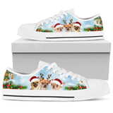 Chihuahua Lovely Christmas Low Top Shoes For Women, Shoes For Men Custom Shoes