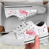Flamingo Butterflies Low Top Shoes For Women, Shoes For Men Custom Shoes