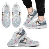 Penguins Flower Petal Sneakers Shoes For Women, Shoes For Men Sneaker Custom Shoes