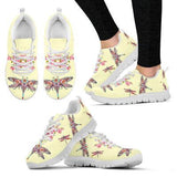 Dragonfly Pastel Sneakers Shoes For Women, Shoes For Men Sneaker Custom Shoes