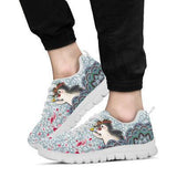 Penguins Flower Petal Sneakers Shoes For Women, Shoes For Men Sneaker Custom Shoes