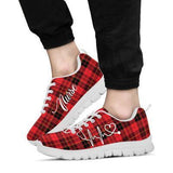 Nurse Plaid Christmas Sneakers Shoes For Women, Shoes For Men Sneaker Custom Shoes
