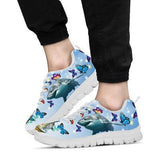 Shark Butterfly Sneakers Shoes For Women, Shoes For Men Sneaker Custom Shoes