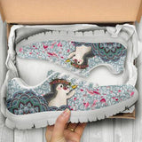Penguins Flower Petal Sneakers Shoes For Women, Shoes For Men Sneaker Custom Shoes