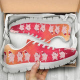 Pigs Christmas Sneakers Shoes For Women, Shoes For Men Sneaker Custom Shoes