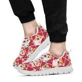 Corgi Cross Sneakers Shoes For Women, Shoes For Men Sneaker Custom Shoes