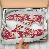 Corgi Cross Sneakers Shoes For Women, Shoes For Men Sneaker Custom Shoes