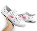 Flamingo Butterflies Low Top Shoes For Women, Shoes For Men Custom Shoes