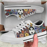 Husky Polygon Low Top Shoes For Women, Shoes For Men Custom Shoes