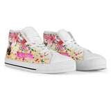 Cute Blue Heeler Flower High Top Shoes For Women, Shoes For Men Custom Shoes