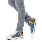Giraffe Jeans High Top Shoes For Women, Shoes For Men Custom Shoes