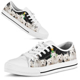 Westie Cute Low Top Shoes For Women, Shoes For Men Custom Shoes