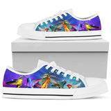 Hummingbird Galaxy Low Top Shoes For Women, Shoes For Men Custom Shoes
