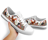The Ancient Chicken Low Top Shoes For Women, Shoes For Men Custom Shoes