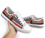America Dachshund Low Top Shoes For Women, Shoes For Men Custom Shoes