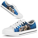 Cow Galaxy Low Top Shoes For Women, Shoes For Men Custom Shoes