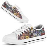 Heeler Polygon Low Top Shoes For Women, Shoes For Men Custom Shoes