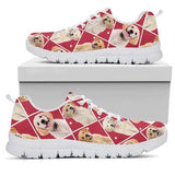 Golden Retriever Cross Sneakers Shoes For Women, Shoes For Men Sneaker Custom Shoes