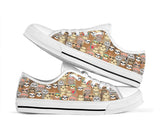 Sloths Chibi Low Top Shoes For Women, Shoes For Men Custom Shoes