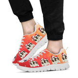 Shih Tzu Christmas Sneakers Shoes For Women, Shoes For Men Sneaker Custom Shoes