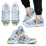 Sheltie Butterfly Sneakers Shoes For Women, Shoes For Men Sneaker Custom Shoes