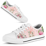 Westie Flower Low Top Shoes For Women, Shoes For Men Custom Shoes