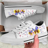 Butterflies Low Top Shoes For Women, Shoes For Men Custom Shoes