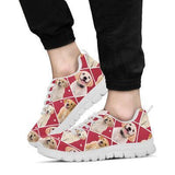 Golden Retriever Cross Sneakers Shoes For Women, Shoes For Men Sneaker Custom Shoes
