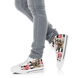 Shih Tzu Rose High Top Shoes For Women, Shoes For Men Custom Shoes