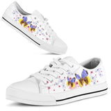 Butterflies Low Top Shoes For Women, Shoes For Men Custom Shoes