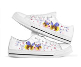 Butterflies Low Top Shoes For Women, Shoes For Men Custom Shoes