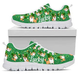 Corgi Lucky Sneakers Shoes For Women, Shoes For Men Sneaker Custom Shoes