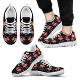 Flamingo Christmas Sneakers Shoes For Women, Shoes For Men Sneaker Custom Shoes